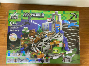 1013(SX1013仿)有单独彩盒 конструктор майнкрафт（шт в кор 24-48) Есть пустое коробка